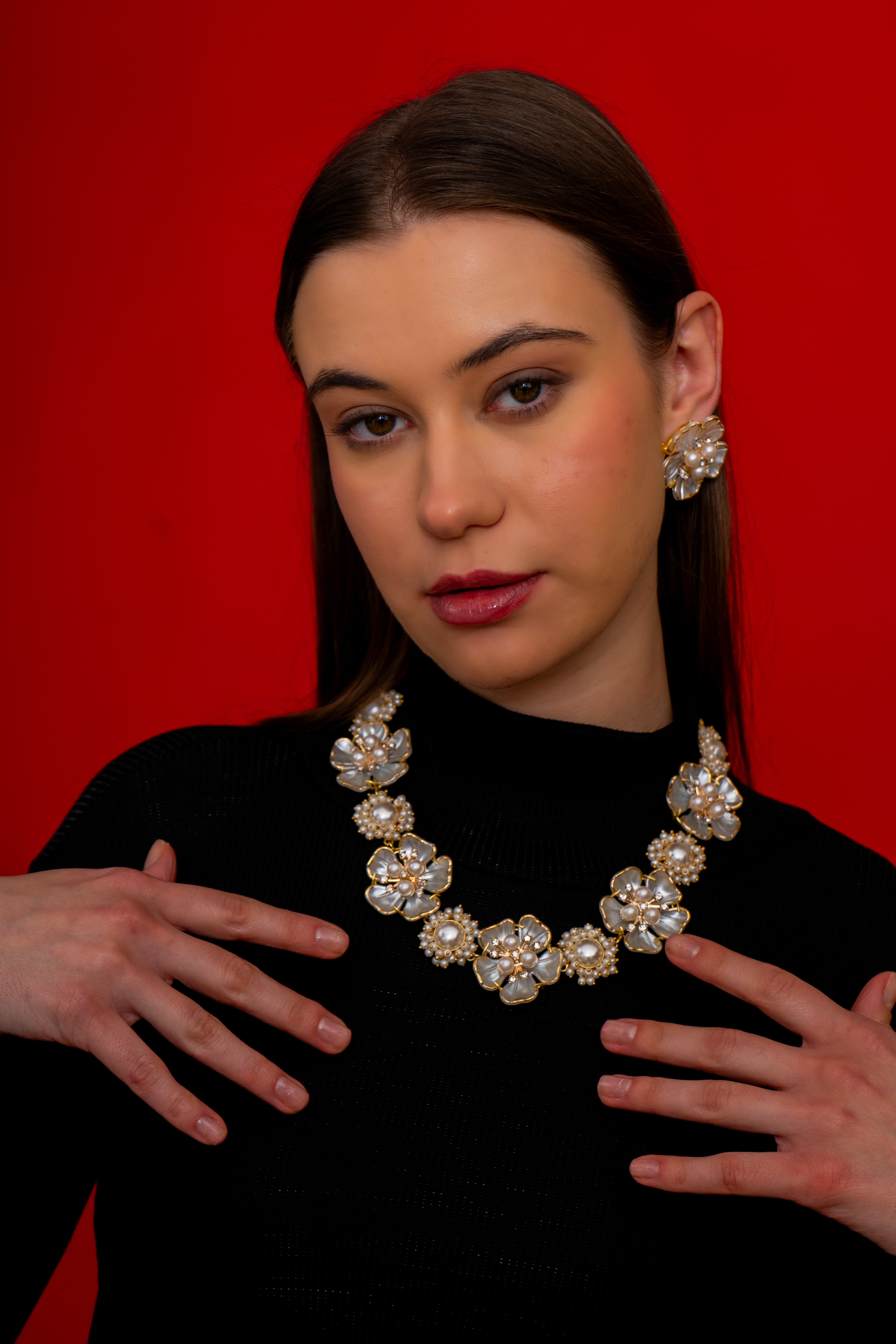 WRAPPED IN LOVE FLOWER NECKLACE